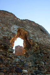 Tower and wall, remains of fortress from Roman times