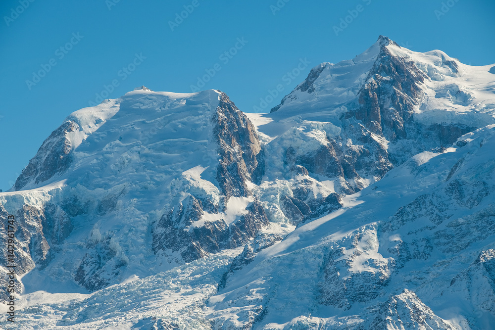 Wall mural Mont Blanc winter