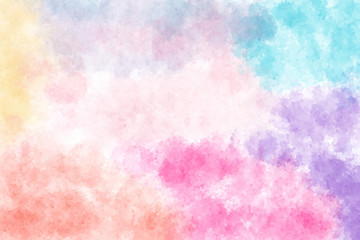 Bright watercolor background. Vector illustration in modern color