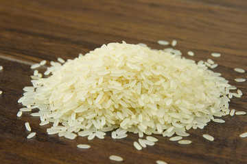 raw rice grain healthy food for sport tasty diet close up