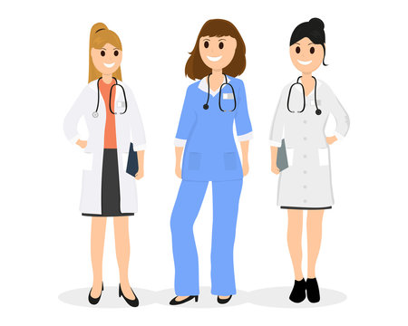 Group of women doctors