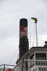 Obraz na płótnie Canvas Steam boat at Lake George..
