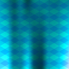 Abstract background of identical diamonds with different shades of color. Gradient.