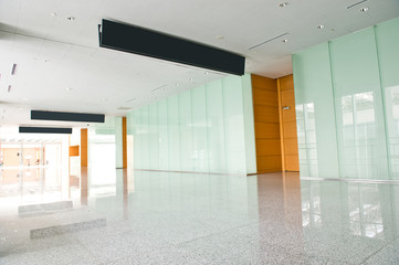 modern corridor in office centre.