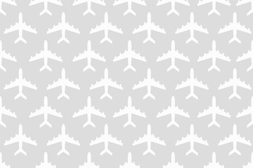planes seamless wallpaper white