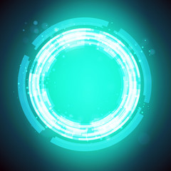 Circular banner for text