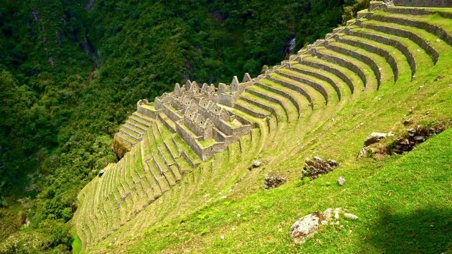 Winay Wayna on the Inca Trail in Peru