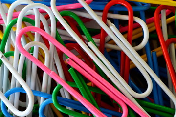 Many colorful  cilps