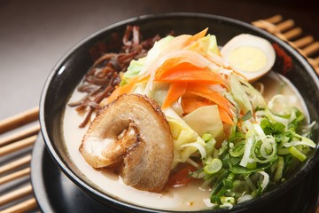 yasai ramen. Japanese style noodles.