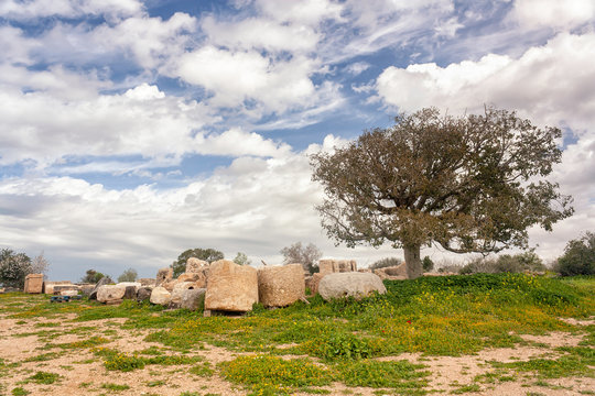 Archaeological Ruins at Beit Guvrin in Israel
