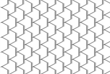 3d hexagons background