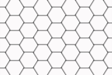 background sunken hexagons