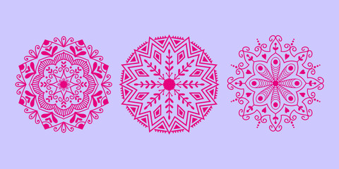 Henna tattoo mehndi flower template doodle ornamental lace decorative element and indian design pattern paisley arabesque mhendi embellishment vector.