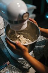 Close up of garlic on the plate