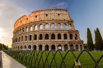 Fototapeta na wymiar Rome Colosseum (Roma Coliseum), Rome, Italy