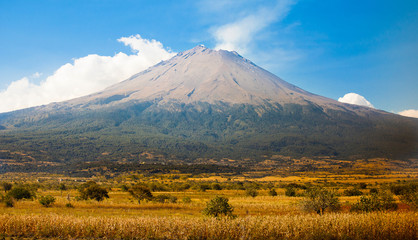 Mexican volcano landscape