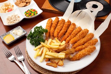 shrimp karaage, 새우가라아게