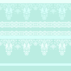 Seamless ornamental lace pattern background