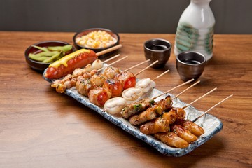 assorted skewers, 일본식 모듬꼬치