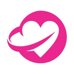 hug a heart with wings 