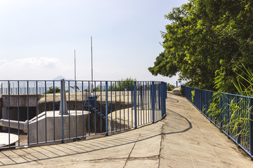 View on top of Fort Duque de Caxias, Praia do Leme, Rio de Janeiro, Brazil