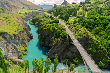 Chard Farm and SH 6 in Gibbston Valley © CreativeGeeks.Photo