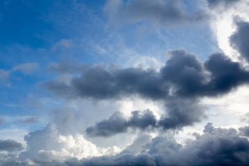 Obraz premium dark storm clouds before rain