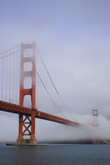Golden Gate Bridge in Fog