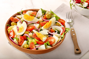 Ensalada campera traditional spanish countryside salad