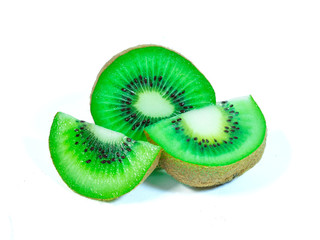 Kiwi Fruit isolated on White Background