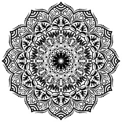 Mandala. Vintage decorative elements. vector illustration. Islam, Arabic, Indian, moroccan,spain, turkish, pakistan, chinese, mystic, ottoman motifs. Coloring book page