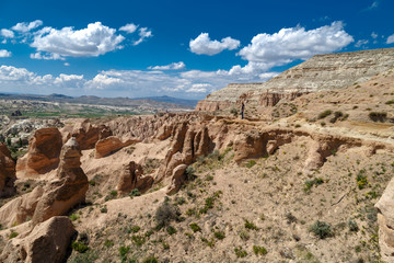 Fototapeta na wymiar Red Valley Landscape View