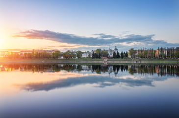 Закатный пейзаж Sunset Landscape