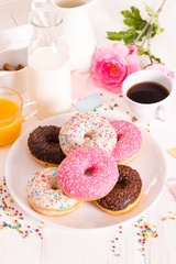 American donuts. 