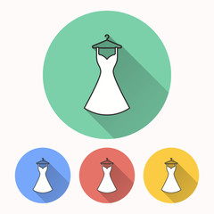 Dress - vector icon.