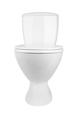 toilet bowl isolated