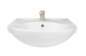 Fototapeta premium Washbasin isolated on white