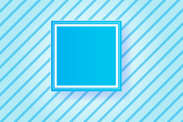 frame blue line background.paper cut style,vector
