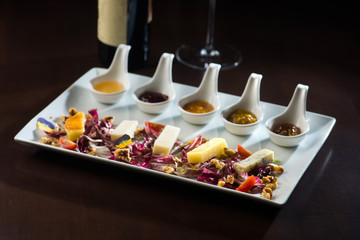 various assortment of italian cheese