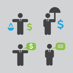Obraz premium Business Policies Icons