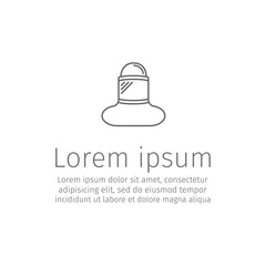 Face shield. Vector sign.