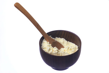 Close up of a baby powder milk isolated on white background.
