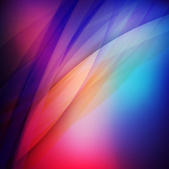 Abstract colorful background. Vector illustration. Wave blurred soft background