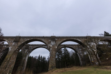 Vecchia ferrovia,ponte a Stanczyki Polonia