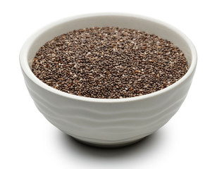 Chia seeds in a bowl