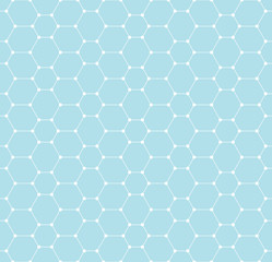 Obraz premium geometric grid graphic deco floral pattern print