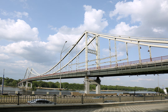 Modern bridge over river © Africa Studio