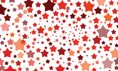 Vector, abstract background with colored stars