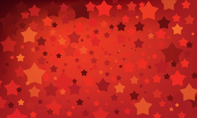 Vector, abstract background with colored stars