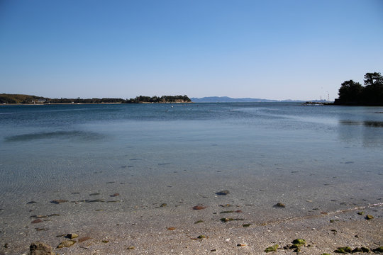 Sakujima  coast, japn